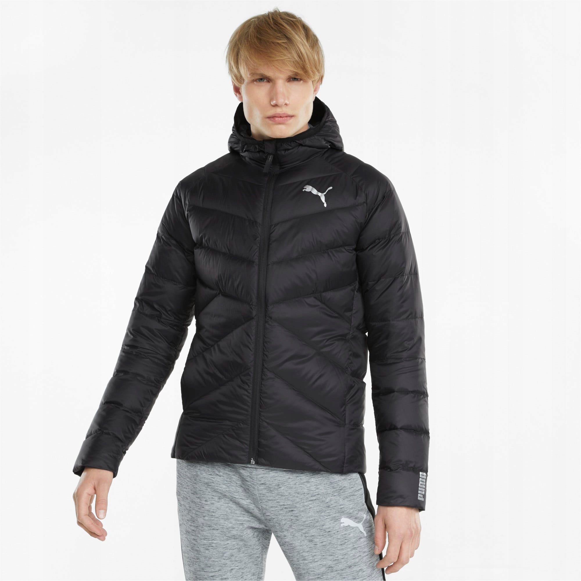 Jacke für Herren Puma PWR Warm Packlite 587703014063699049237, schwarz 