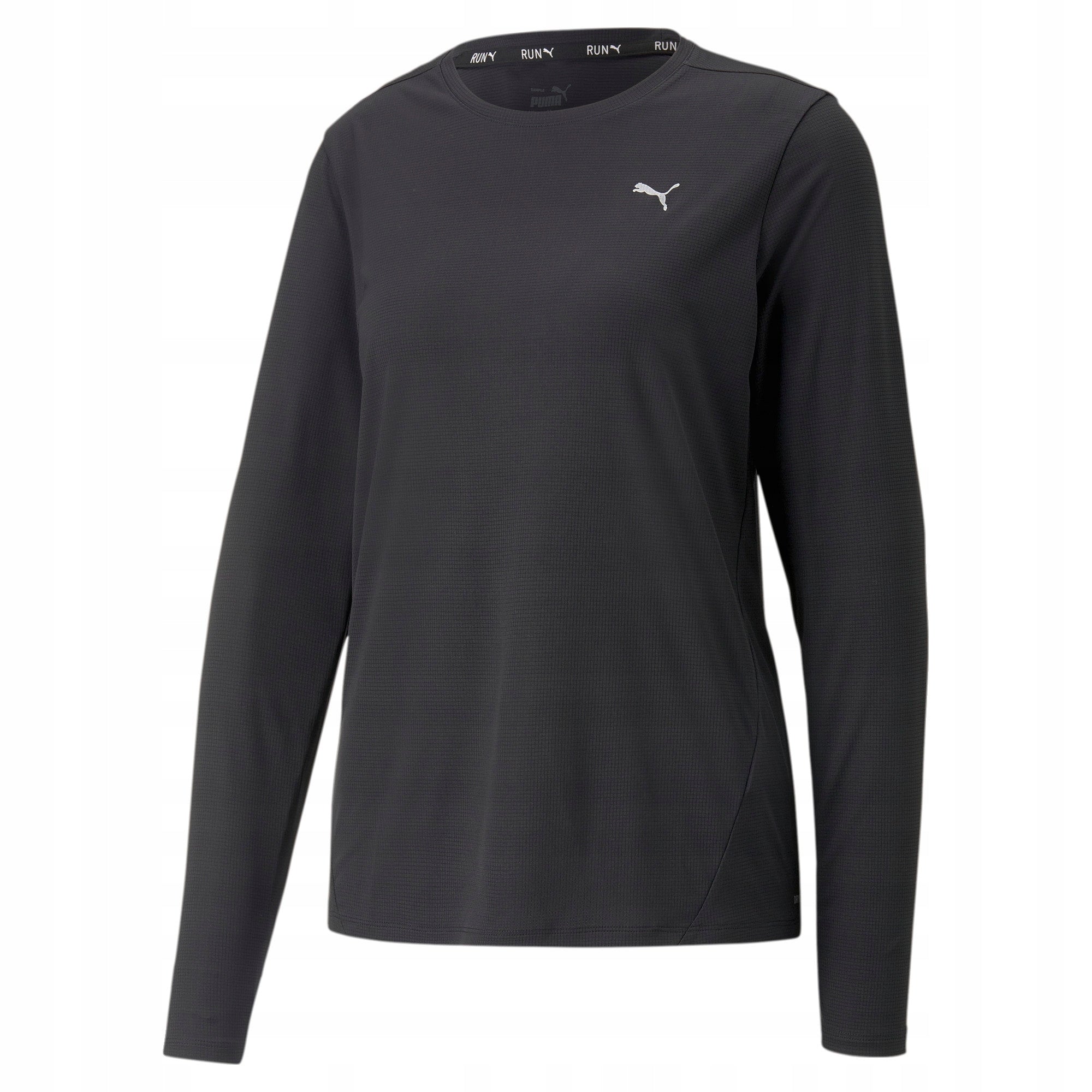 Puma sportiniai marškinėliai moterims Run Favorite Ls 234237268, juodi