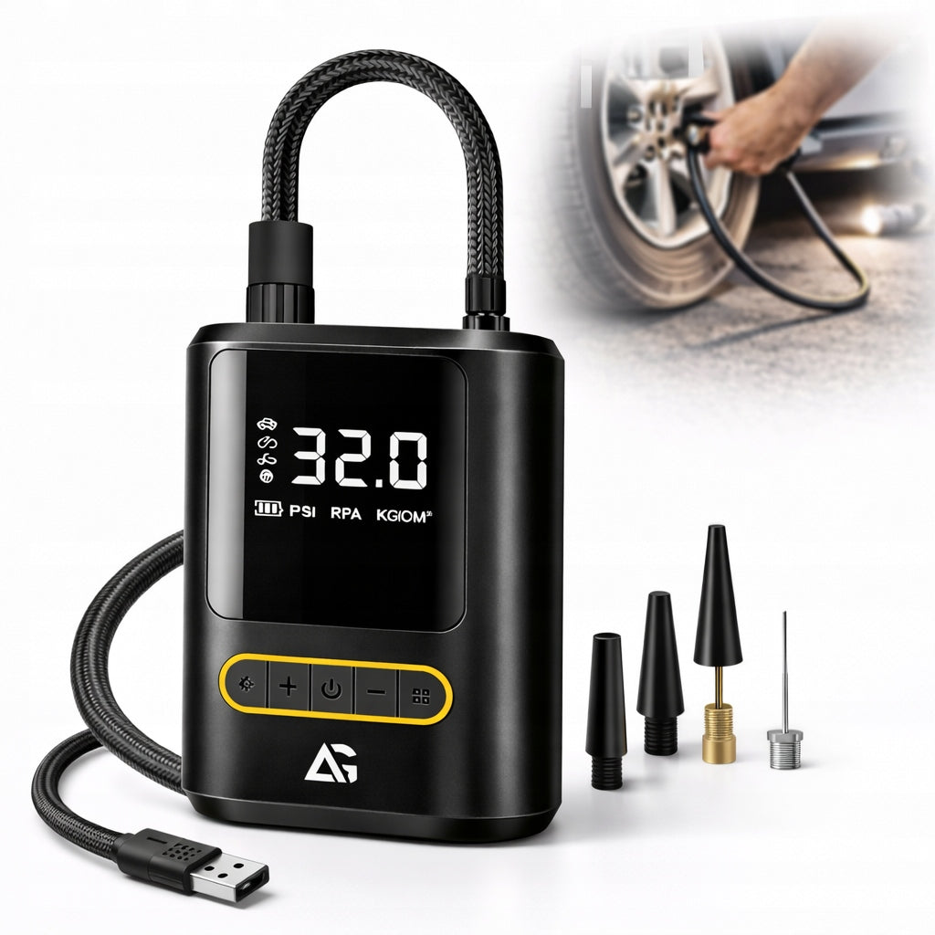 PUMP Electric WIRELESS Bicycle Car Compressor 80W 4000mAh