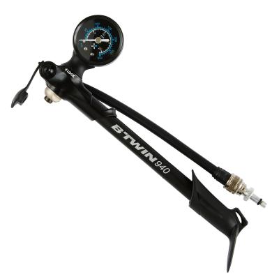 PUMP FOR BICYCLE SHOCK ABSORBER B'TWIN 940 - 3310286 BLACK