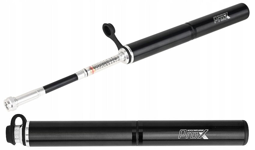 PUMP PROX CNC FEN MINI ALU HOSE PRESSURE GAUGE BLACK AV/FV
