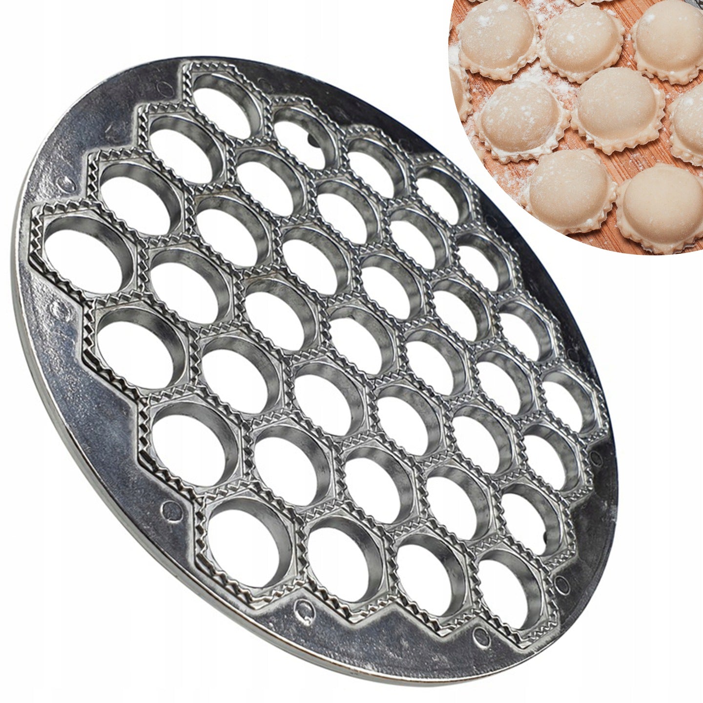 PUNCH MOLD MACHINE FOR RAVIOLI EARS DUMPLINGS PIELMIENI 37pcs #22