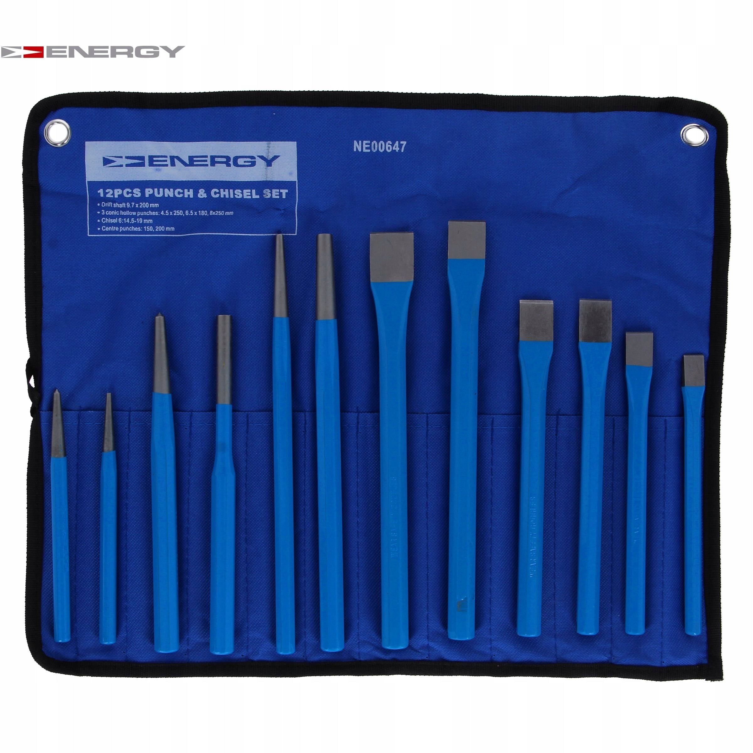 PUNCHES AND CUTTERS SET OF 12 ELEMENTS ENERGY EAN (GTIN) 5908274124895