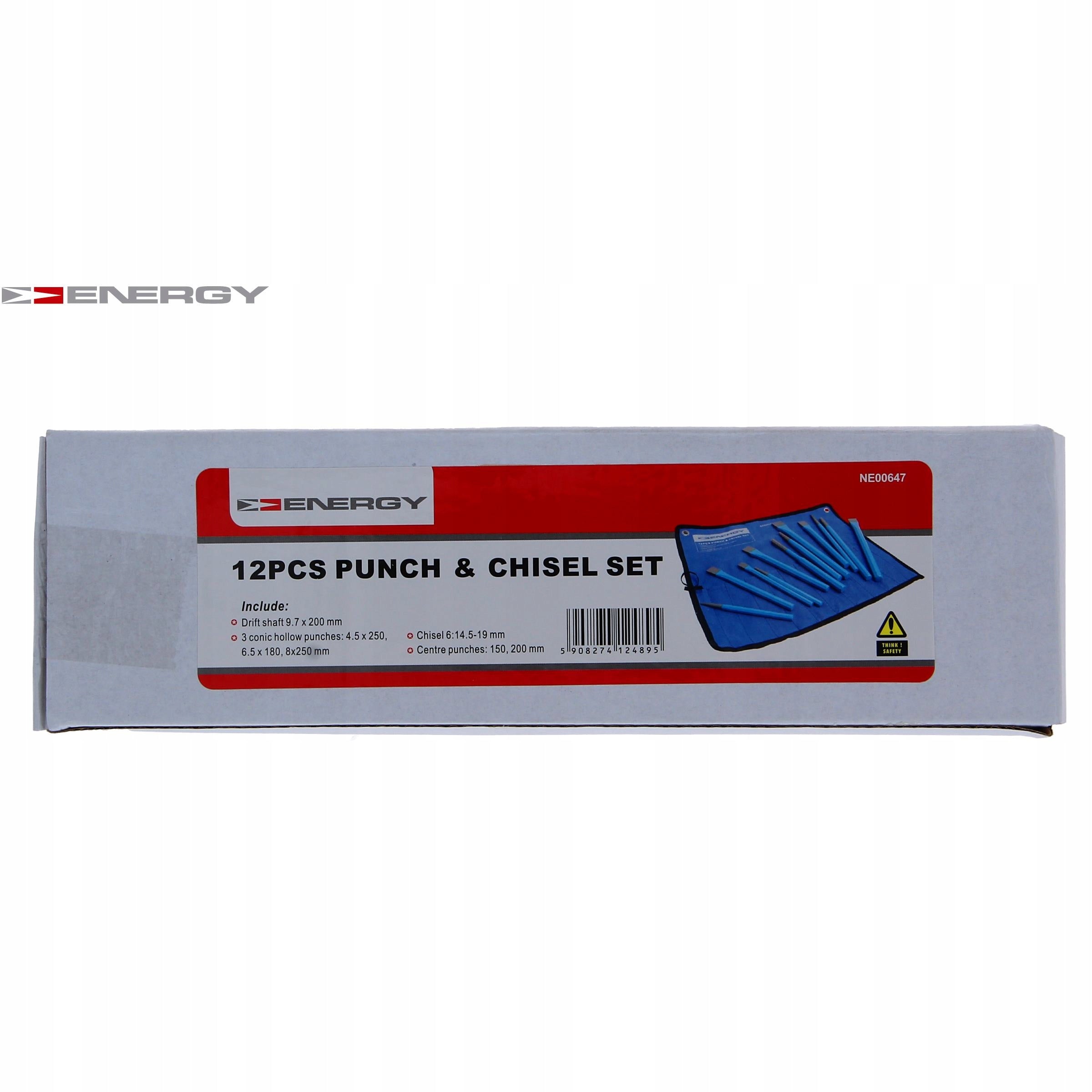 PUNCHES AND CUTTERS SET OF 12 ELEMENTS ENERGY Manufacturer code NE00647