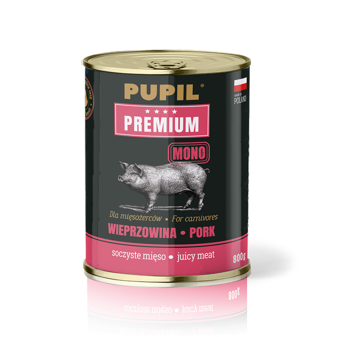 PUPIL PREMIUM wet food pork 0,8 kg
