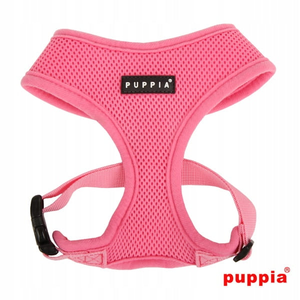 PUPPIA Soft dog harness breathable adjustable XS pink
