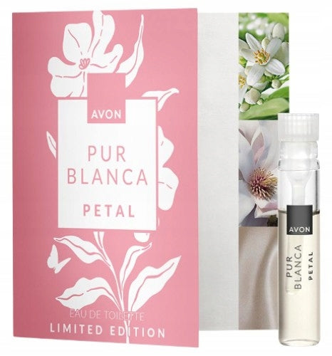 PUR BLANCA PETAL Avon eau de toilette sample