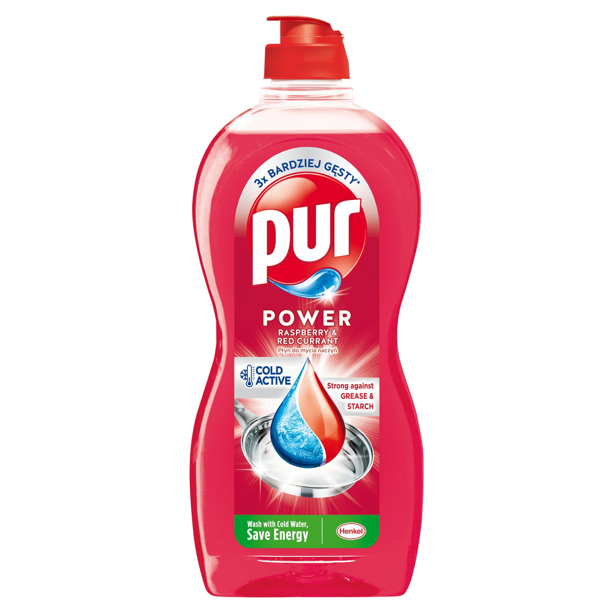 PUR dishwashing liquid red currant with raspberry 450 ml Packaging status original