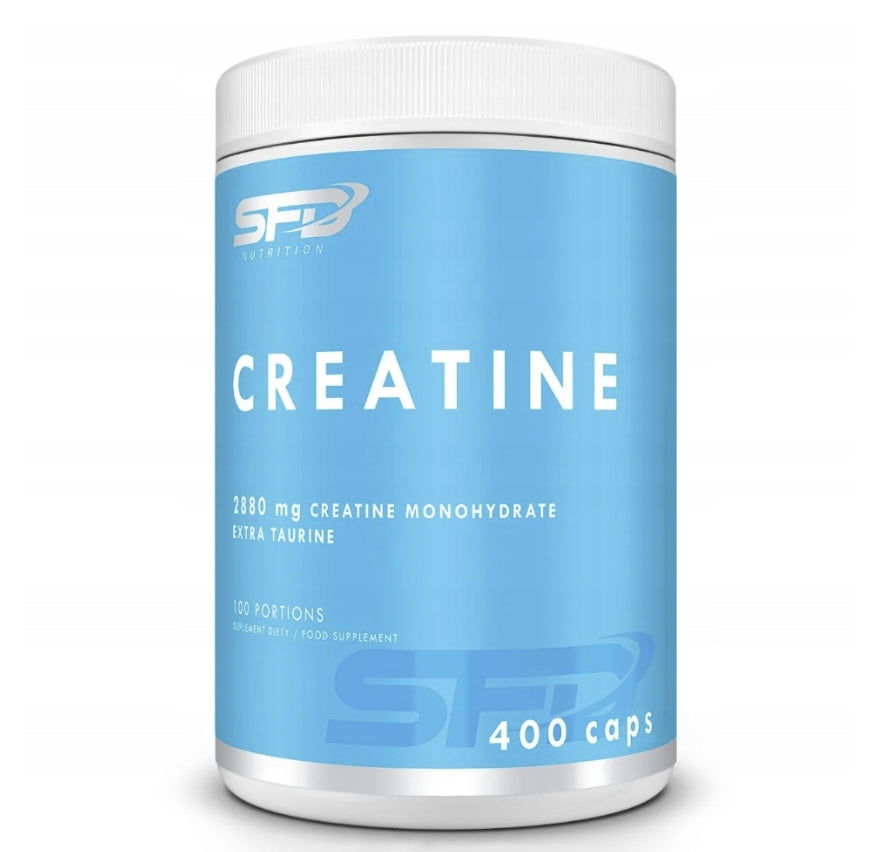 PURE CREATINE 400 kaps CREATINE MONOHYDRATE PURE CREATINE MASS POWER