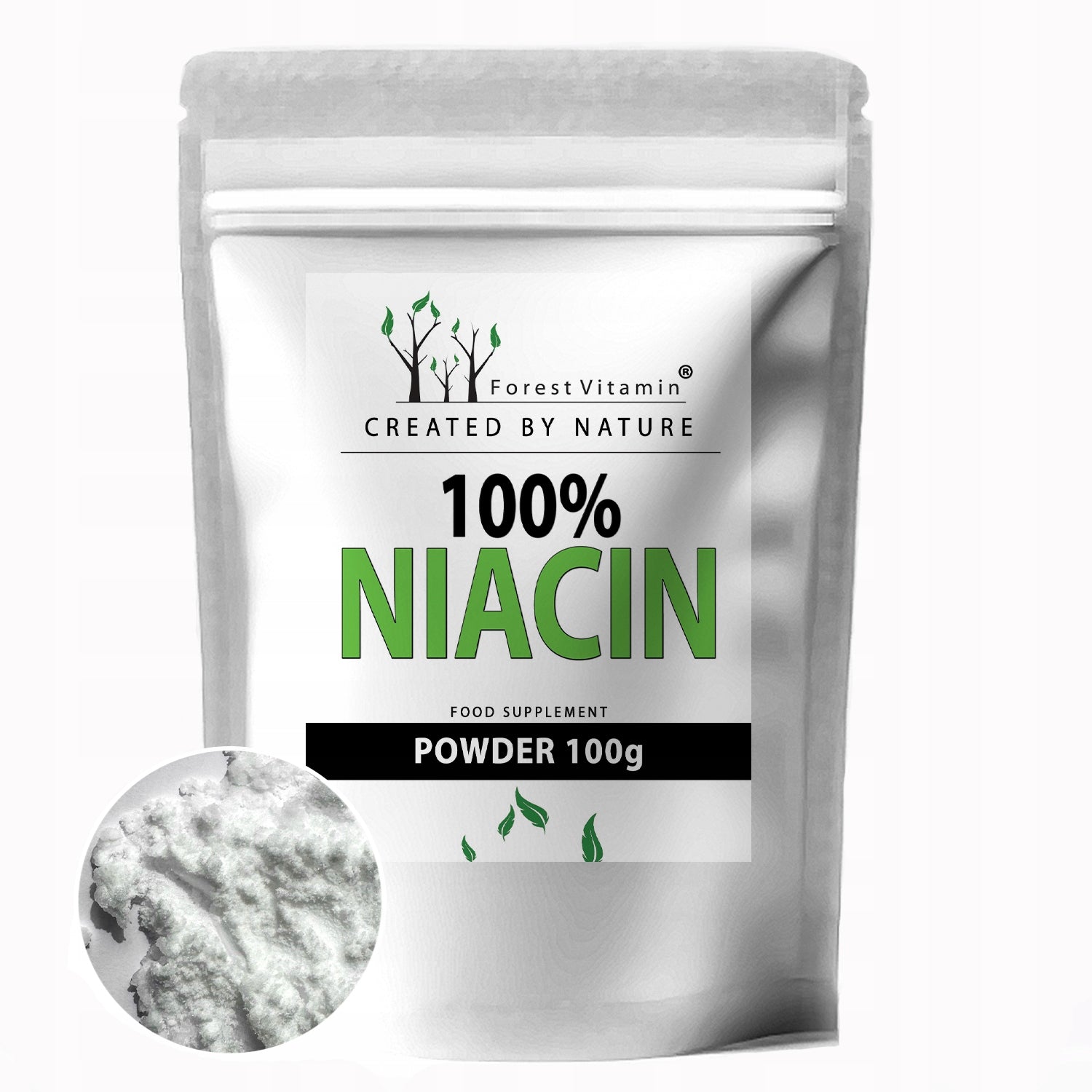 PURE NIACIN NICOTINIC ACID VITAMIN B3 100g 100% FLUSH EFFECT POWDER
