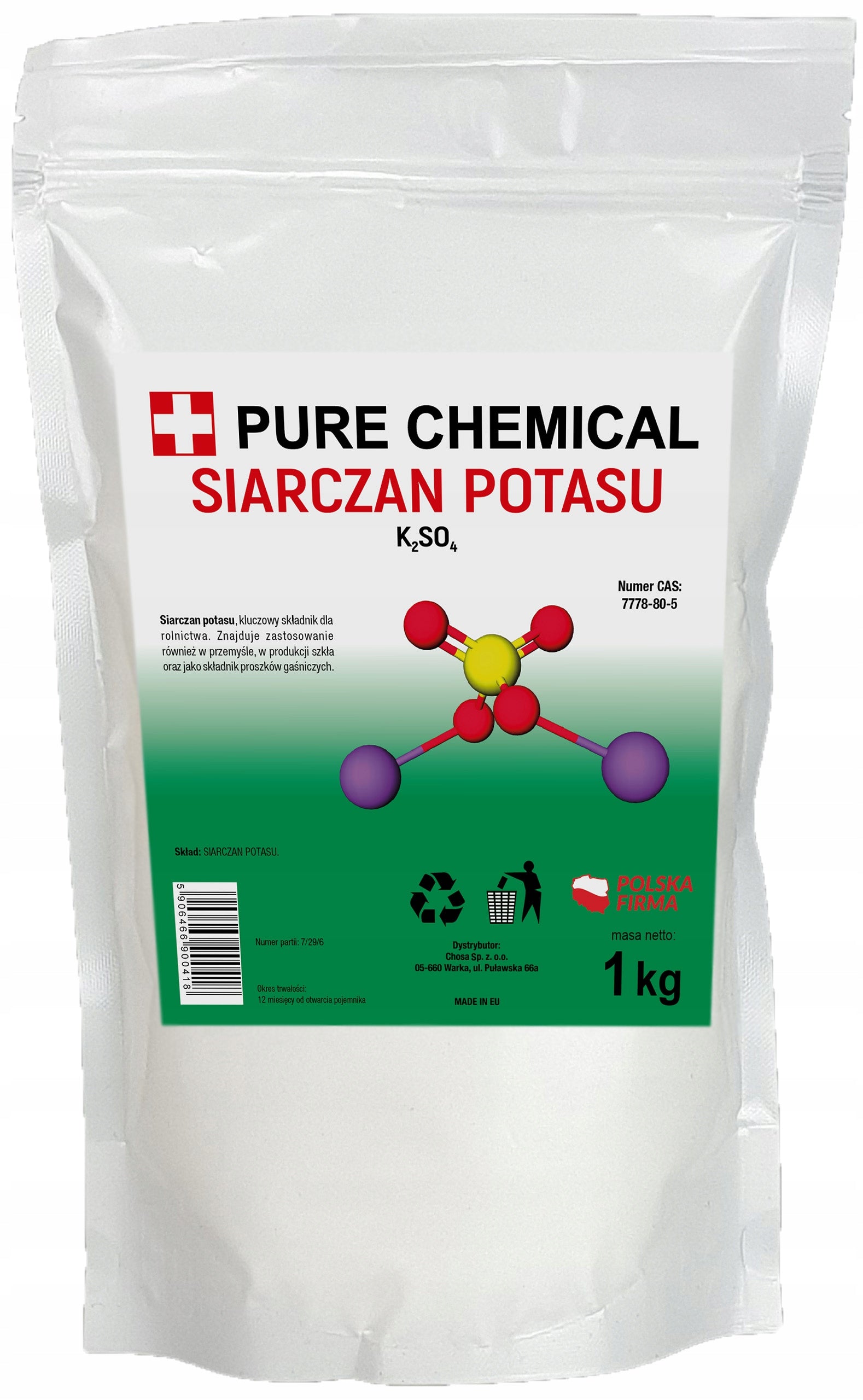 PURE POTASSIUM SULFATE 1kg