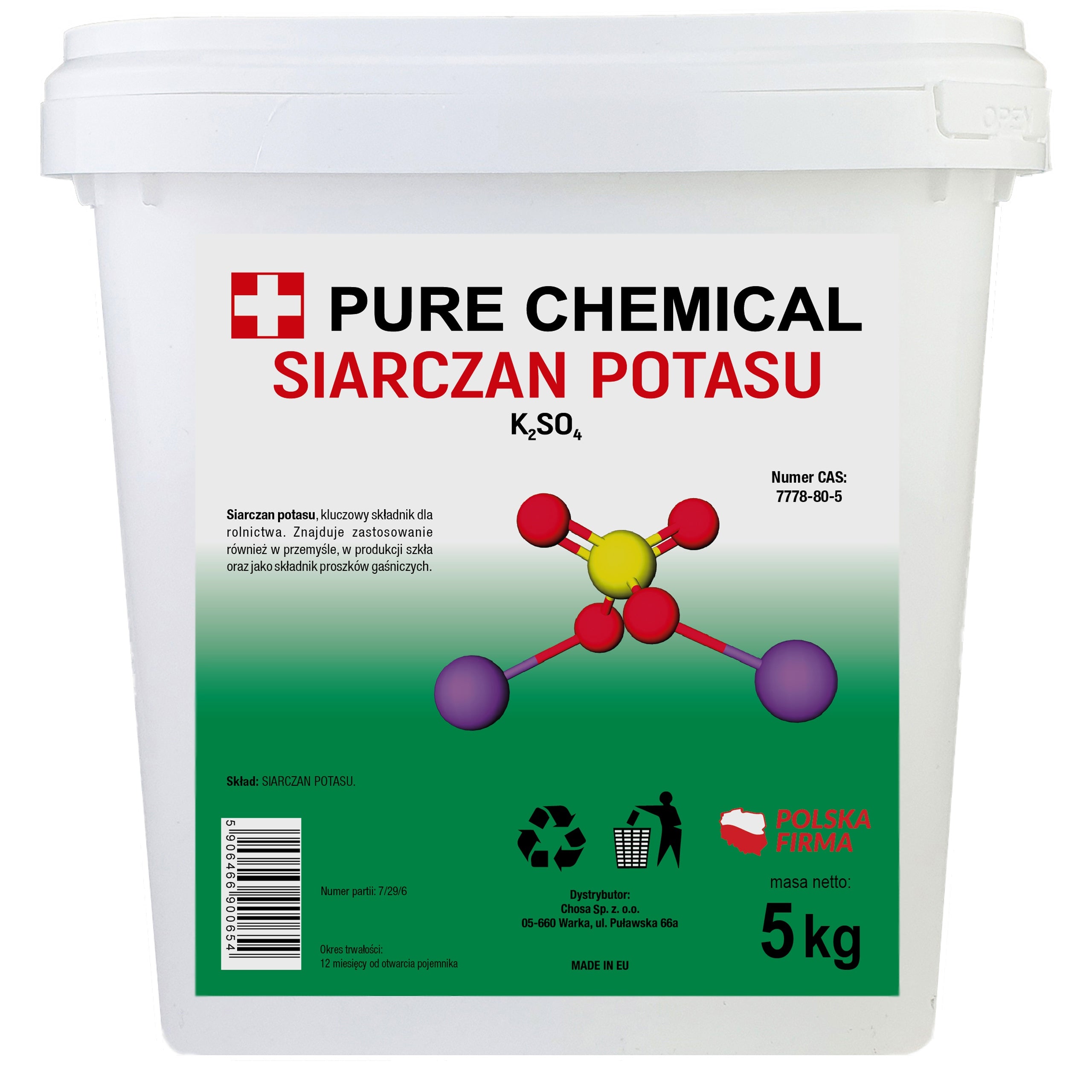 PURE POTASSIUM SULFATE 5kg