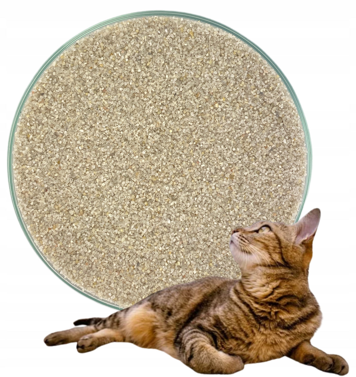 PURE QUARTZ SAND FOR CATS FOR LITTER BOX 24 KG