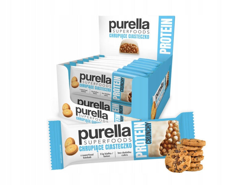PURELLA Superfoods Protein Bar Crunchy Cookie (15 x 45 g)