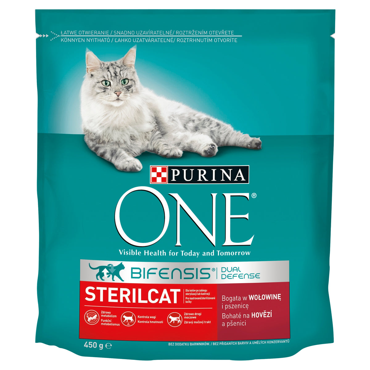 PURINA ONE STERILCAT BEEF 450G
