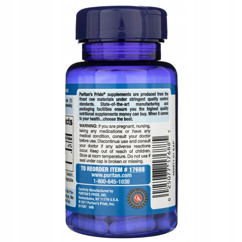 PURITAN’S PRIDE HYALURONIC ACID – DIETARY SUPPLEMENT 60 PCS SKIN HYDRATION Manufacturer code 025077176885