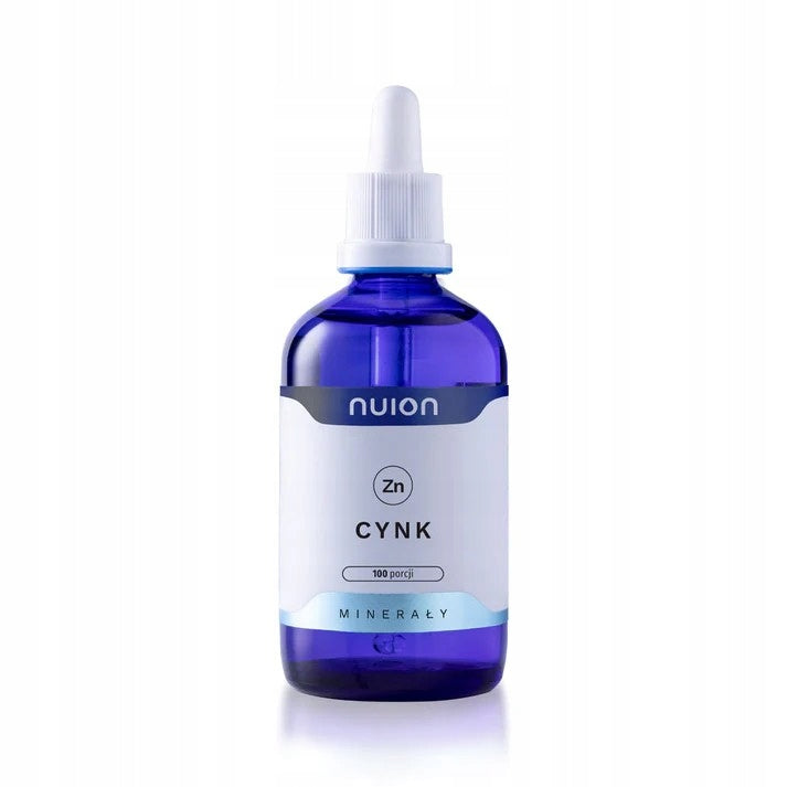 PUROMEDICA NUION LIQUID ZINC 100ML 100 servings HEALTHY BONES, TESTOSTERONE