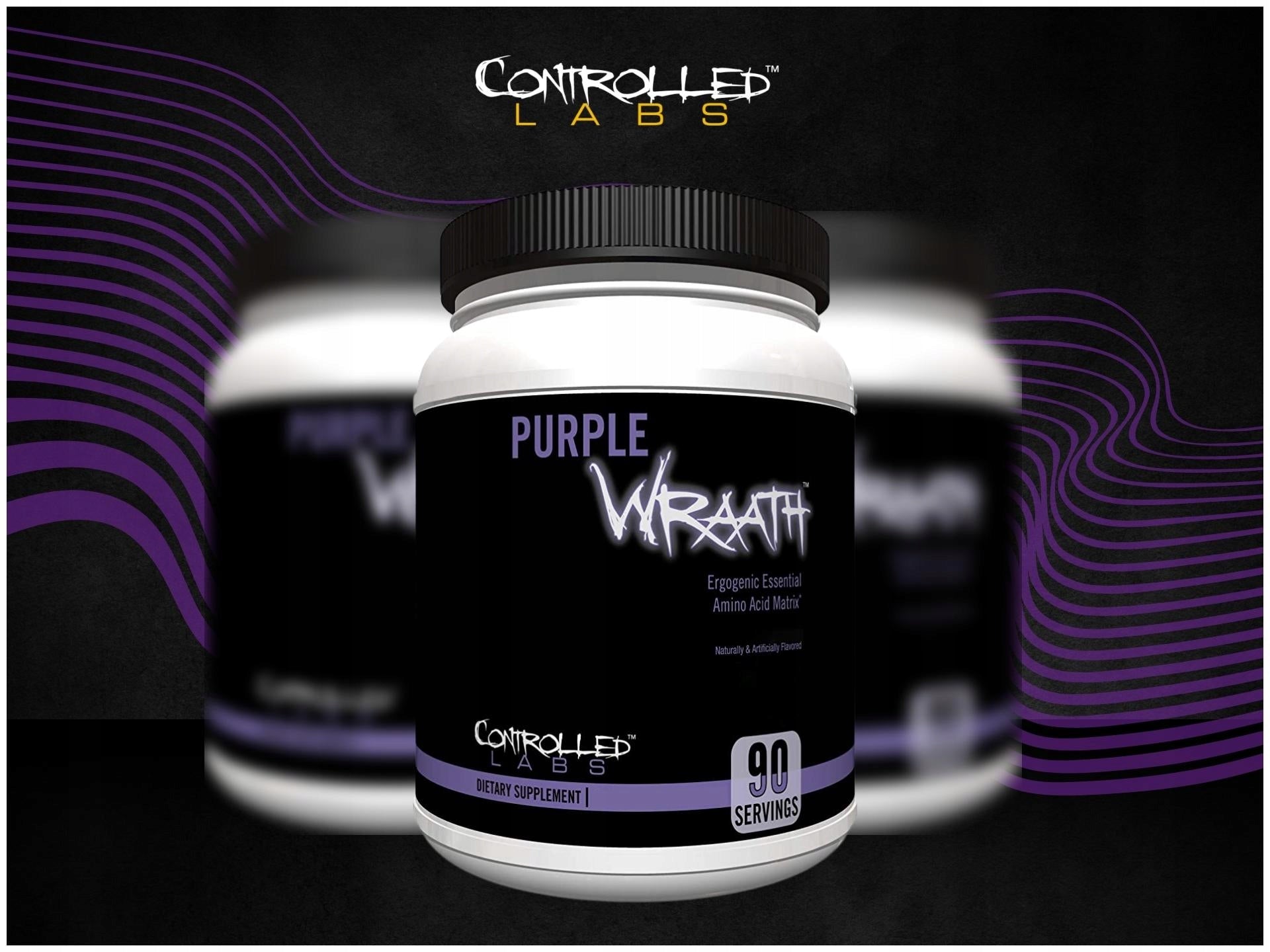 PURPLE WRAATH 1080G CONTROLLED LABS EAA BCAA AMINO ACIDS CITRULLINE 90 SERVINGS Expiration date at least six months from the date of purchase