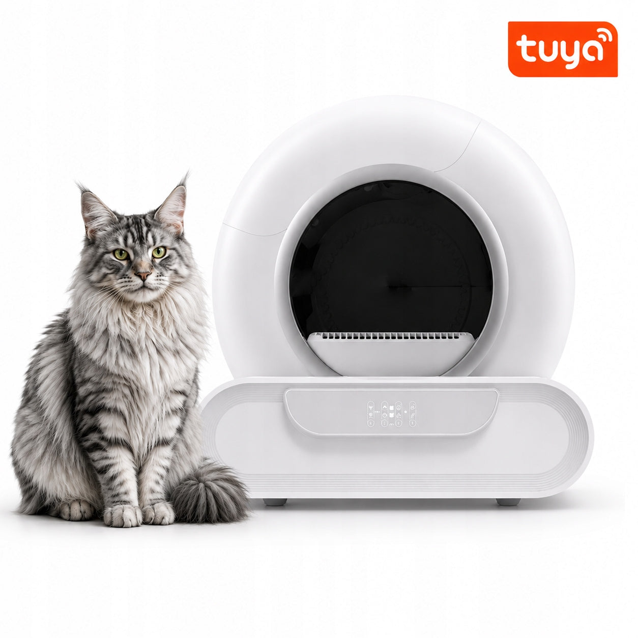 PURRIO Cat Cuvette Modern Self-Cleaning 65L Automatic Wi-Fi