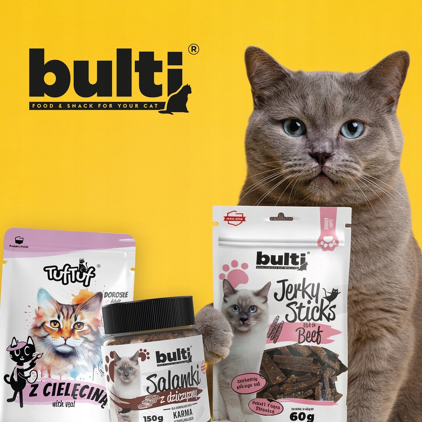 PURRLOVE wet cat food Veal can 415g Meat pieces Manufacturer code 5905342256151