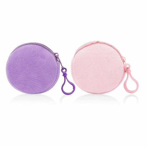 PURSE PLUSH ROUND CASTLE FOR WOMEN SET OF 2 PCS FOR HOME