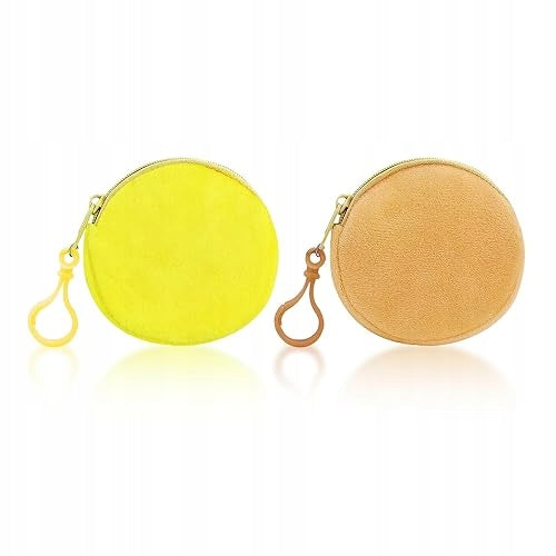 PURSE ROUND PLUSH WOMEN'S ZIPPER 2 PCS for home Brand no brand