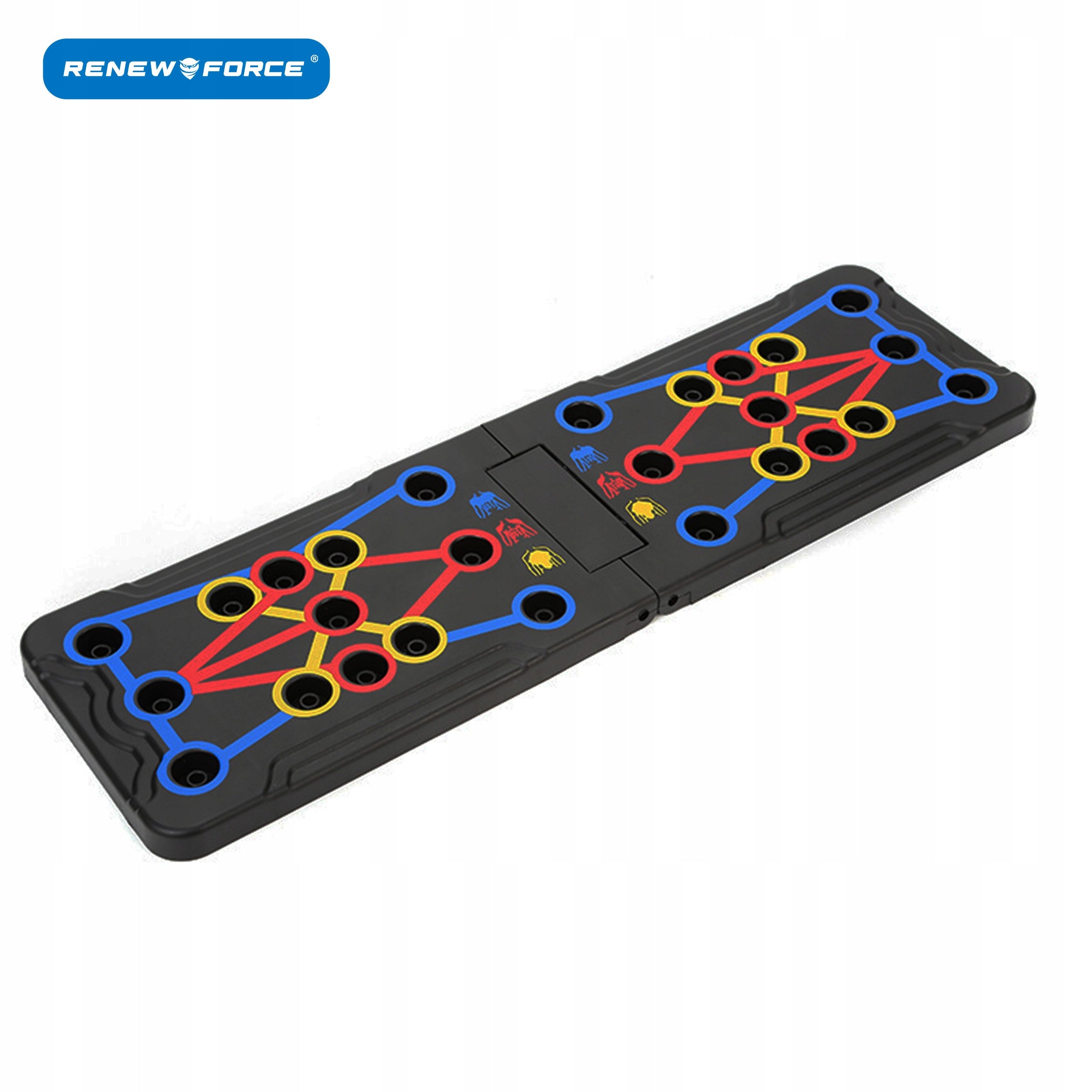 PUSH-UP BOARD + EXERCISE HANDLES PUSH-UP BOARD CAGES UP TO 136kg Packaging status original