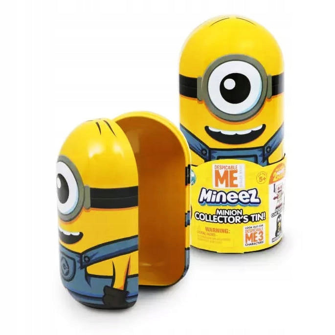 Metallbox für Sammelfiguren mit 2 Figuren, Minions 