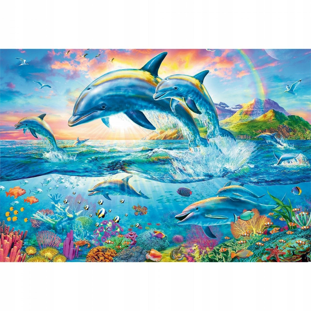 Puzzle Trefl 464 Delfinfamilie, 1500 