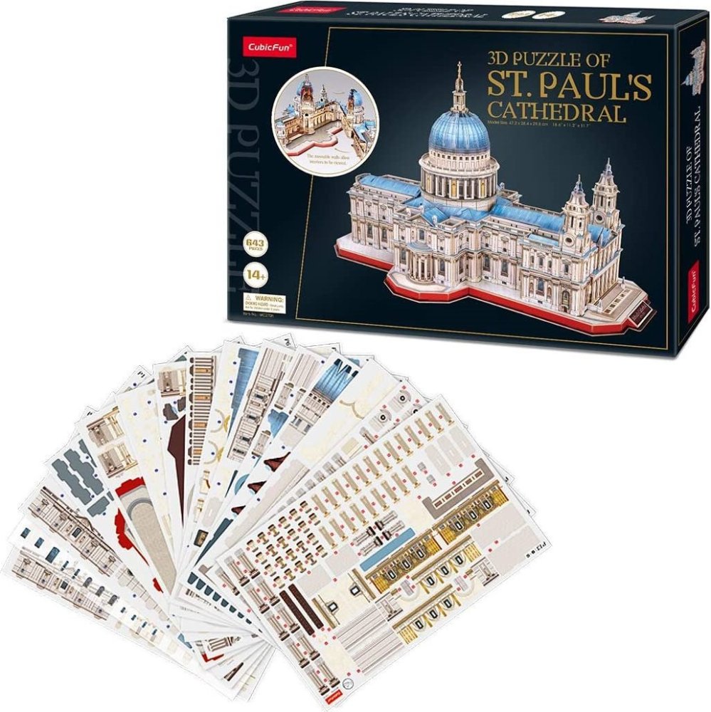 3D-Puzzle CubicFun St. Pauls Kathedrale 643 d. 