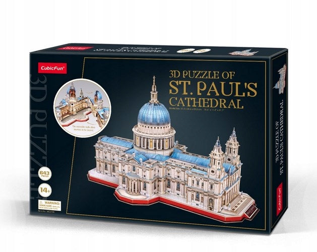 3D-Puzzle CubicFun St. Pauls Kathedrale 643 d. 
