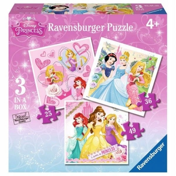 Puzzle- und Memory-Spielset Prinzessin Ravensburger, 07228, 60 d. 