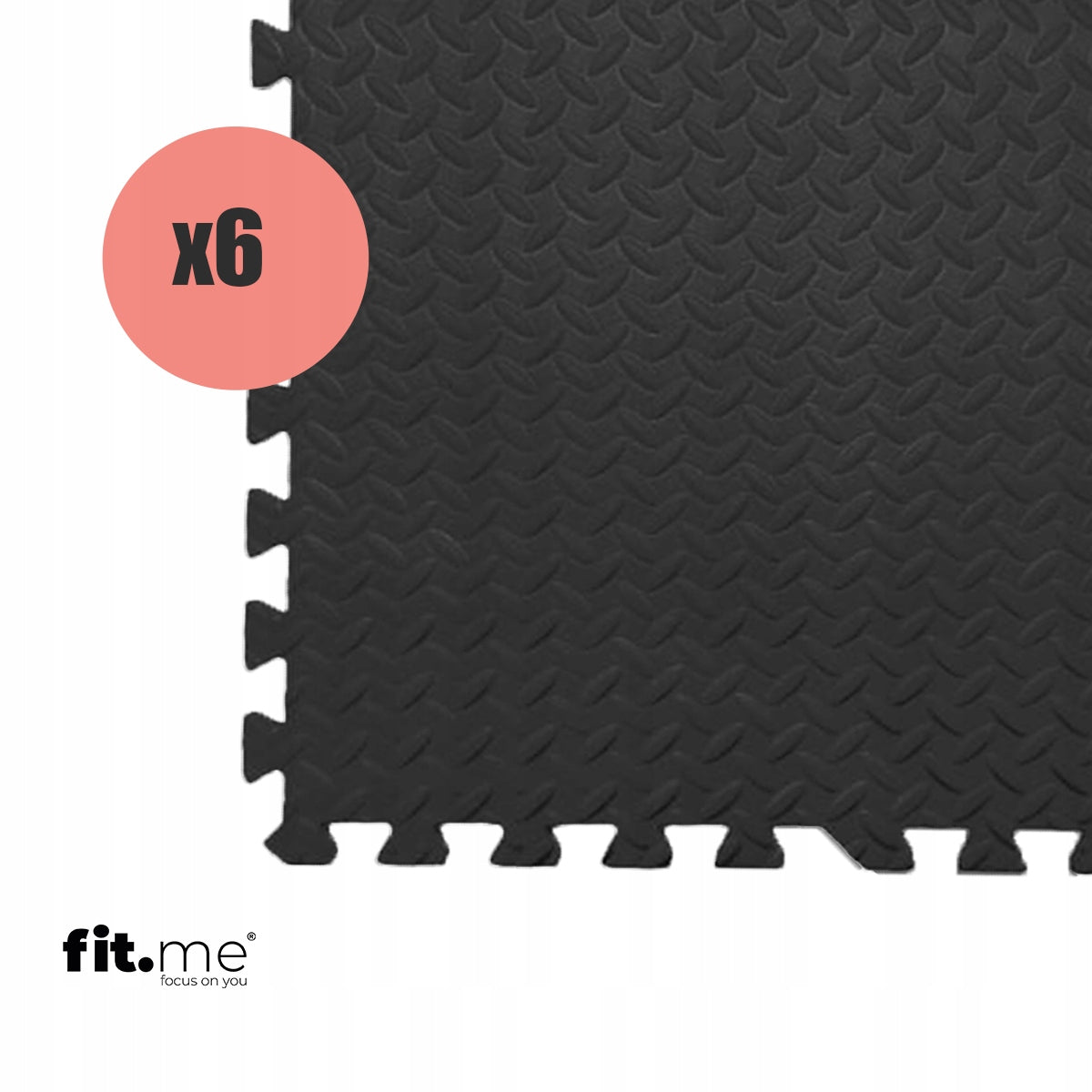 PUZZLE EXERCISE FOAM MAT 6 PCS 2.16m2 PROTECTIVE GYM FLOOR Manufacturer code FM300