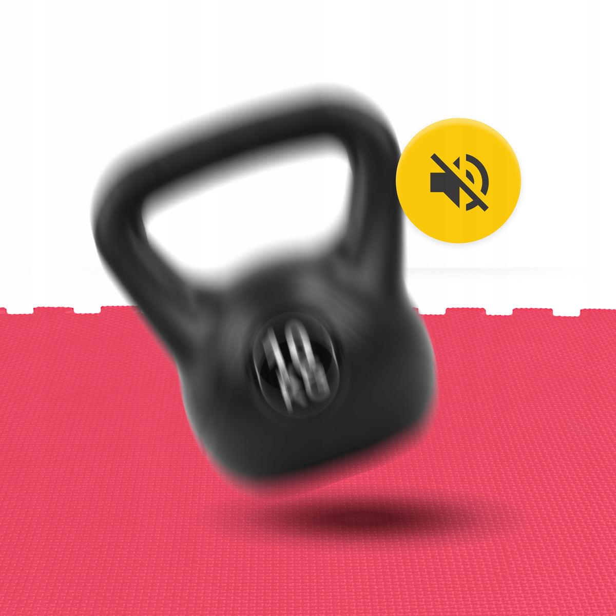 PUZZLE MAT FOR GYM EQUIPMENT FOAM NON-SLIP PROTECTIVE 2 CM Manufacturer code Mata pod sprzęt 100 cm x 100 cm