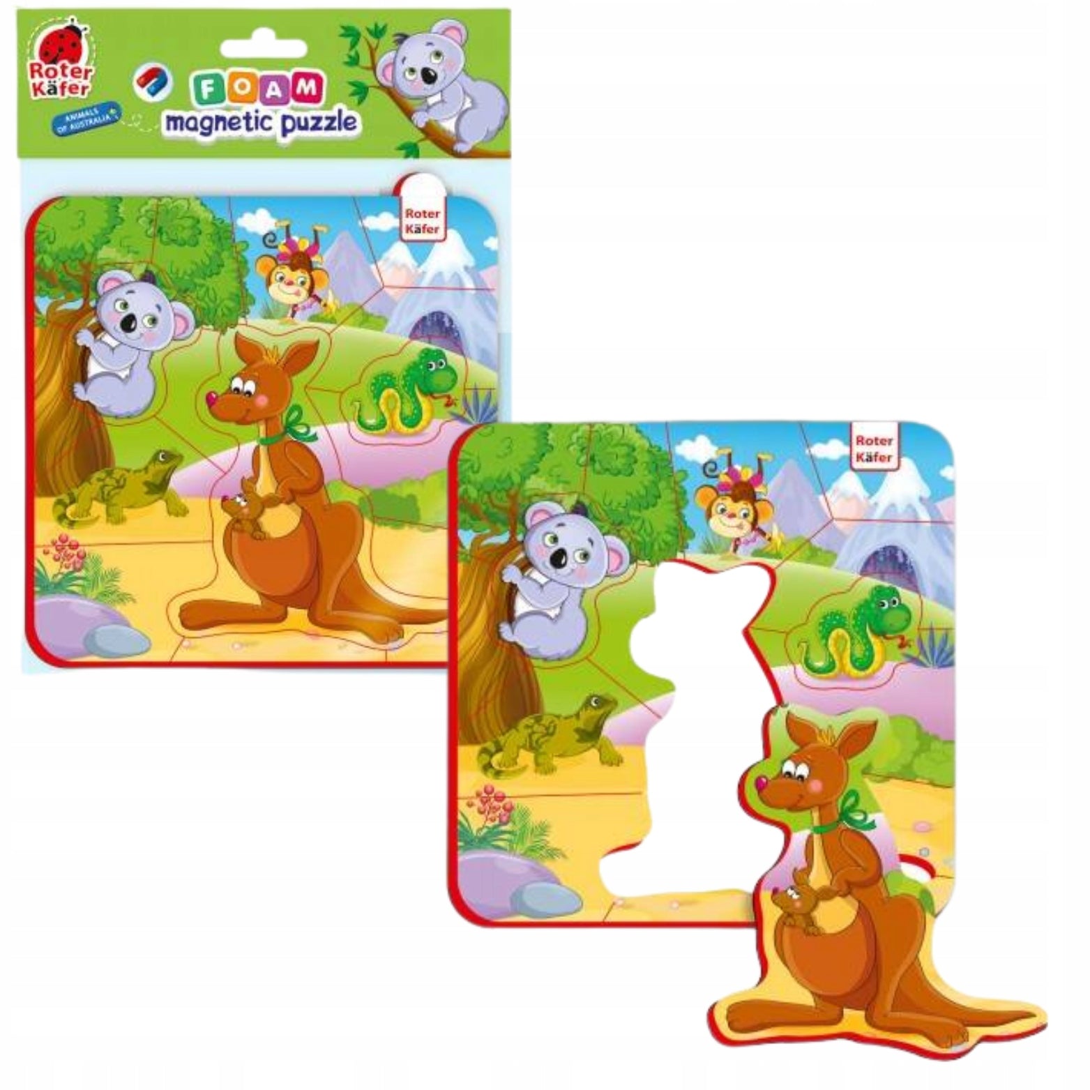 Maksik Roter Schaumstoffpuzzle Australien RK5010-09 60470 