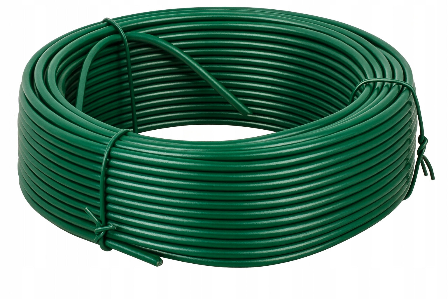 PVC COATED HORTICULTURAL TENSION WIRE FOR MESH 2,8 - 2,0MM 100M GREEN Packaging status original