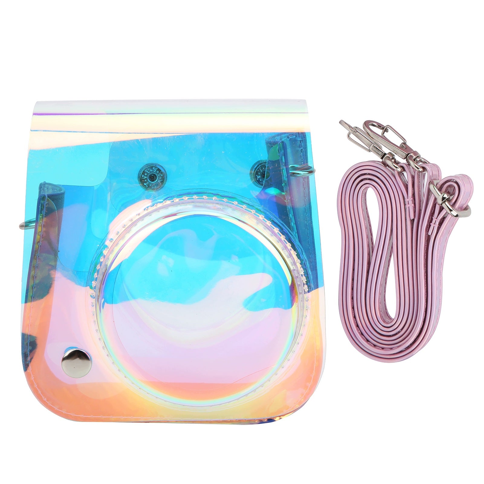PVC Camera Storage Case Transparent Shoulder Bag for YM