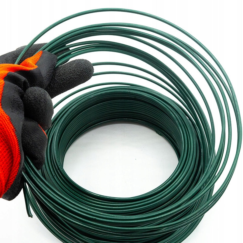 PVC Coated Garden Wire 3,4mm /52m Green For Binding Brand Chle-Mar