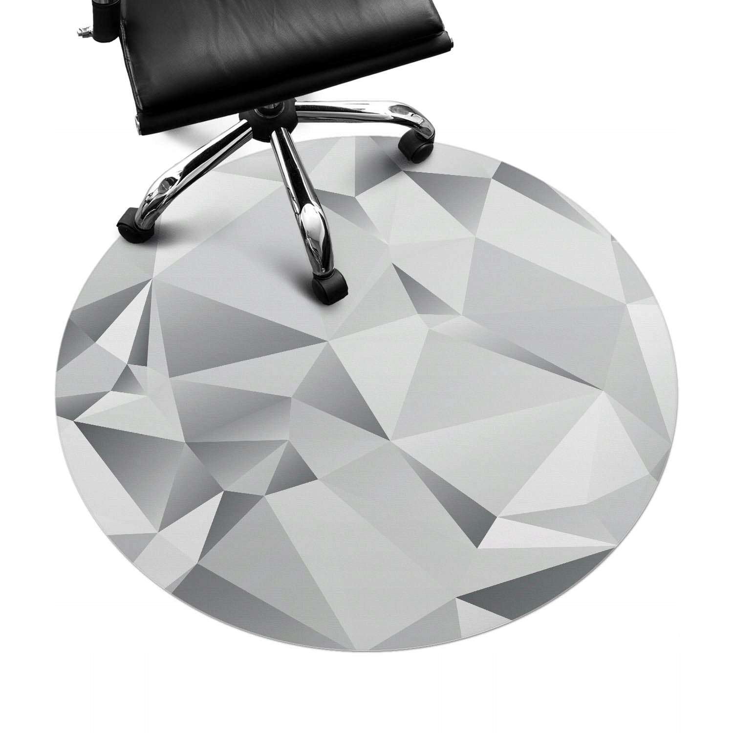 PVC Decorative Protective Mat for Parquet Panels Geometric Mosaic