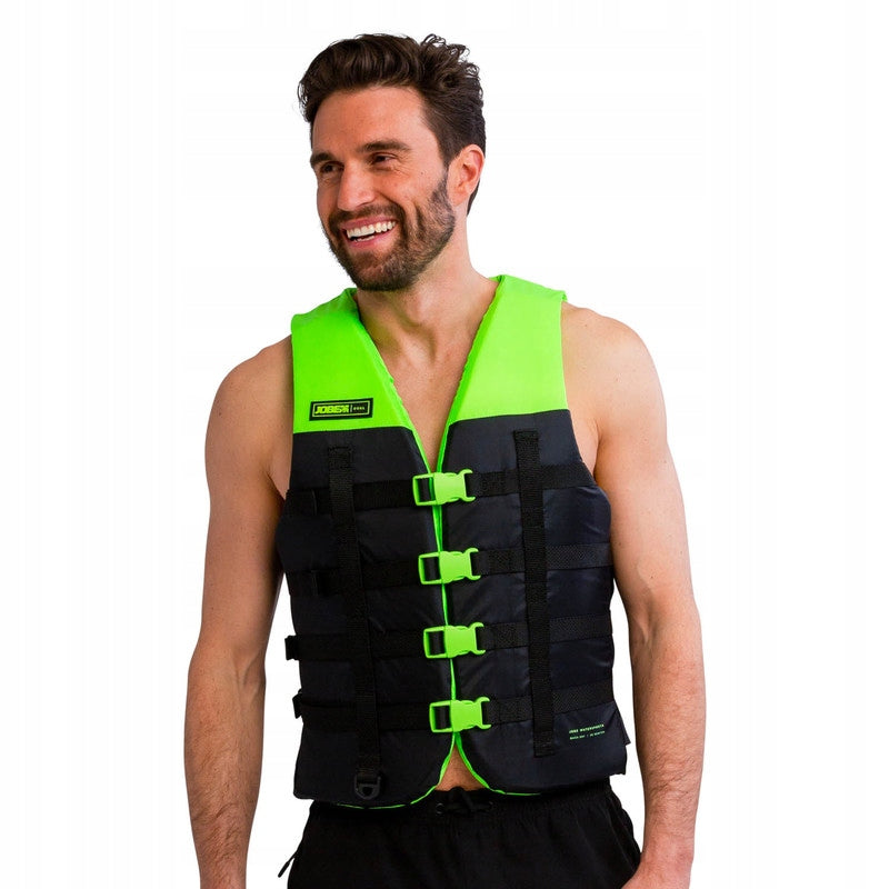 PVC/EPE MEN'S LIFE JACKET JOBE DUAL LIME L/XL