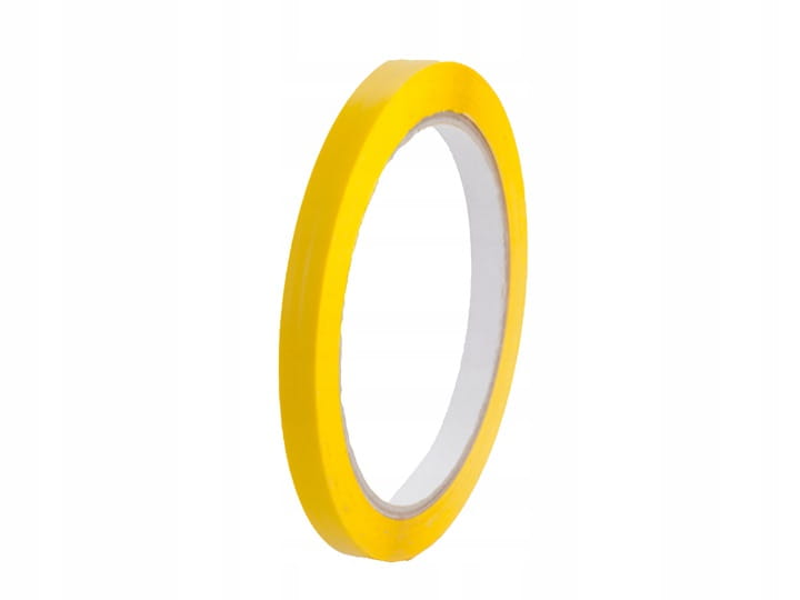 PVC/PVC ADHESIVE TAPE 9x66Y YELLOW 6 PCS.