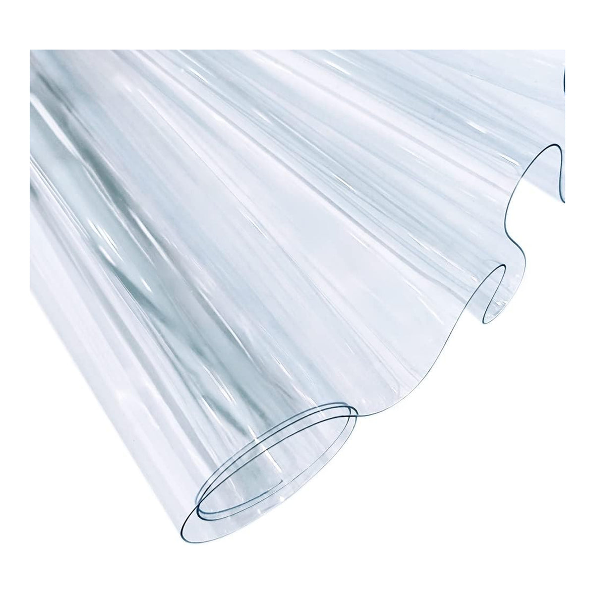 PVC fabric transparent 30x135 cm 0,4 mm vinyl film for DIY bows