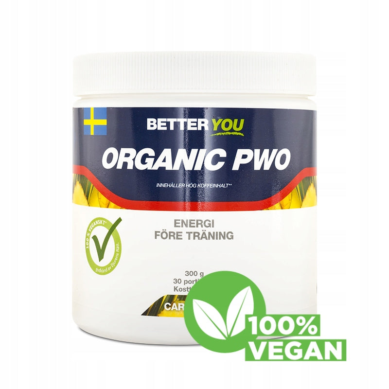 PWO PRE-WORKOUT VEGAN VEGETARIAN NATURAL