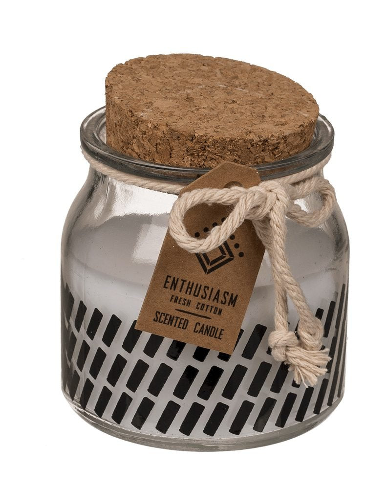 Aromatische Kerze mit Stopfen 