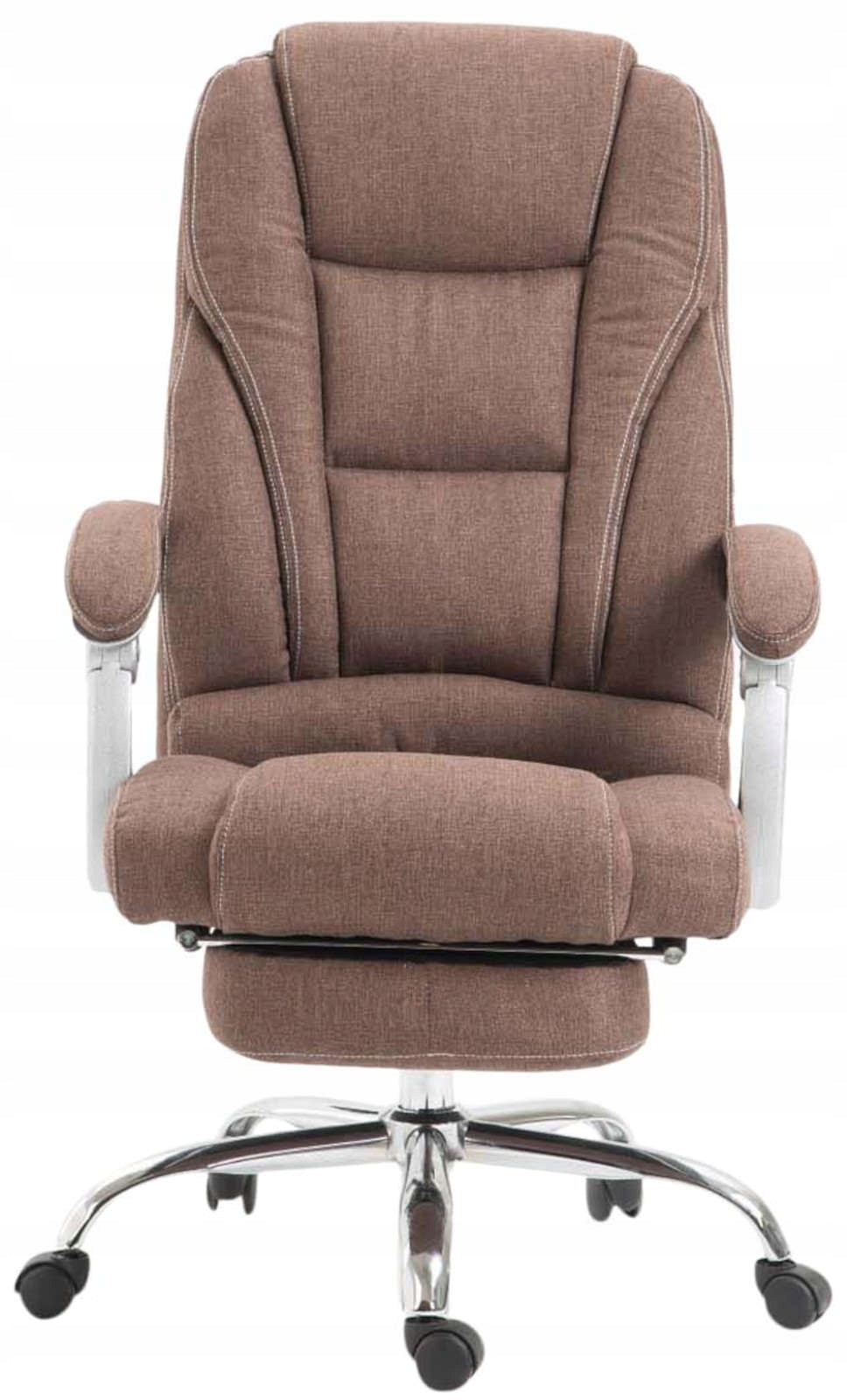 Pacific Fabric Office Chair, Brown Furniture depth 64 cm