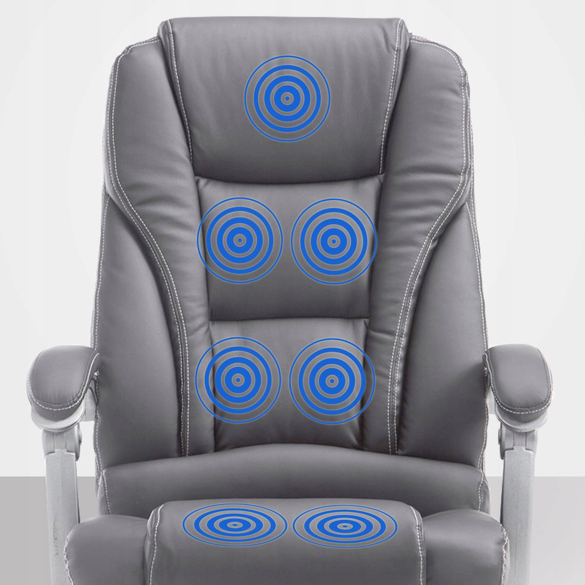 Pacific office chair with V2 massage function, grey Brand CLP