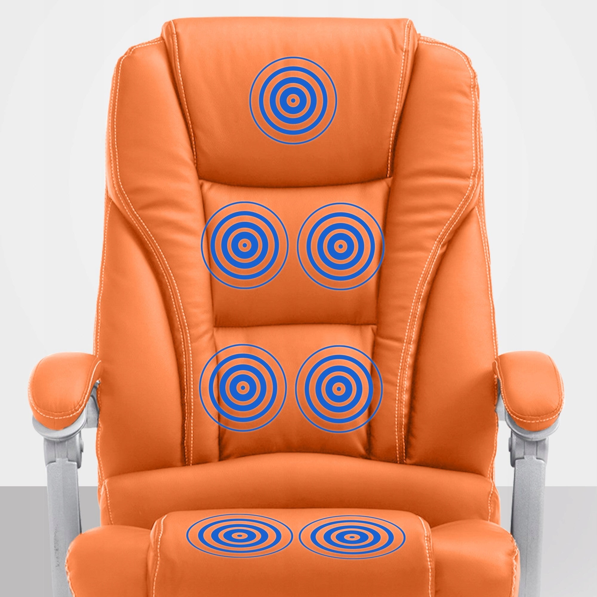 Pacific office chair with V2 massage function, orange Brand CLP