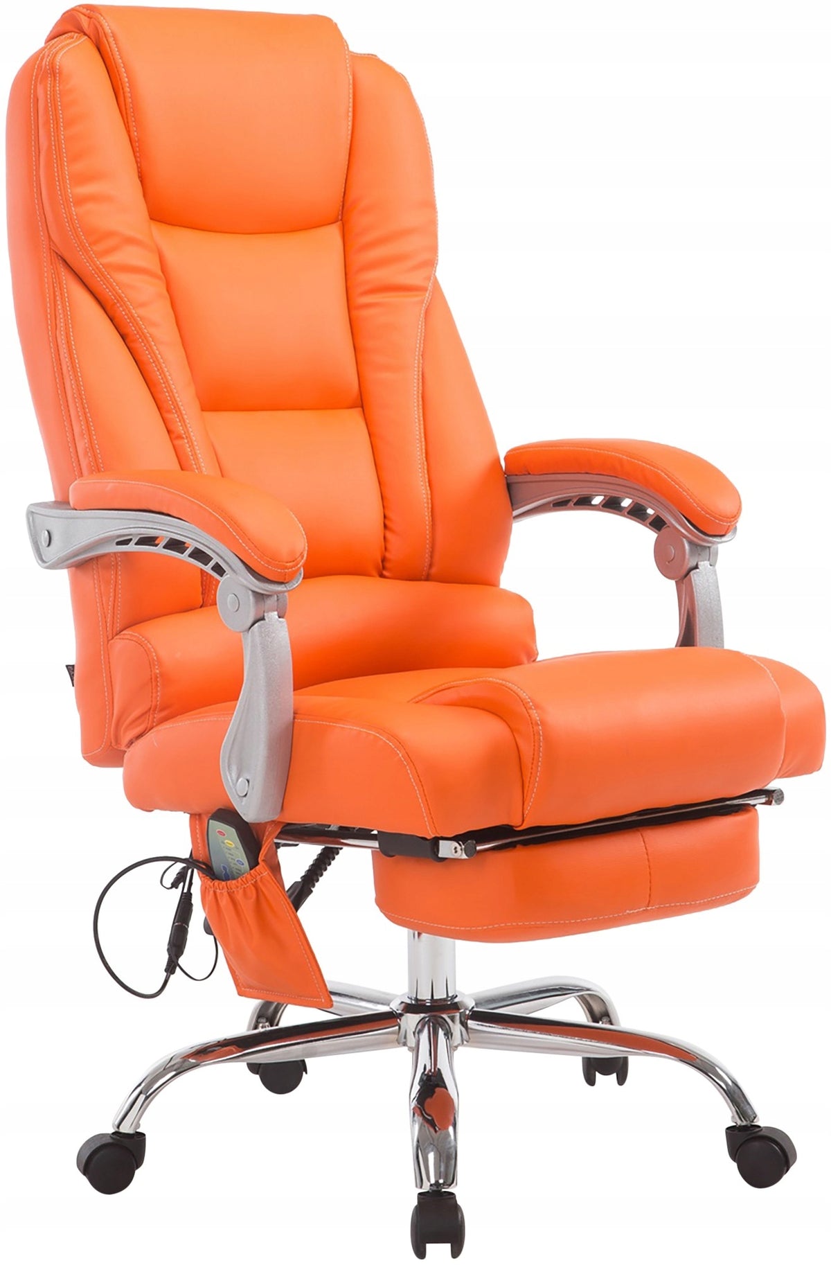 Pacific office chair with V2 massage function, orange