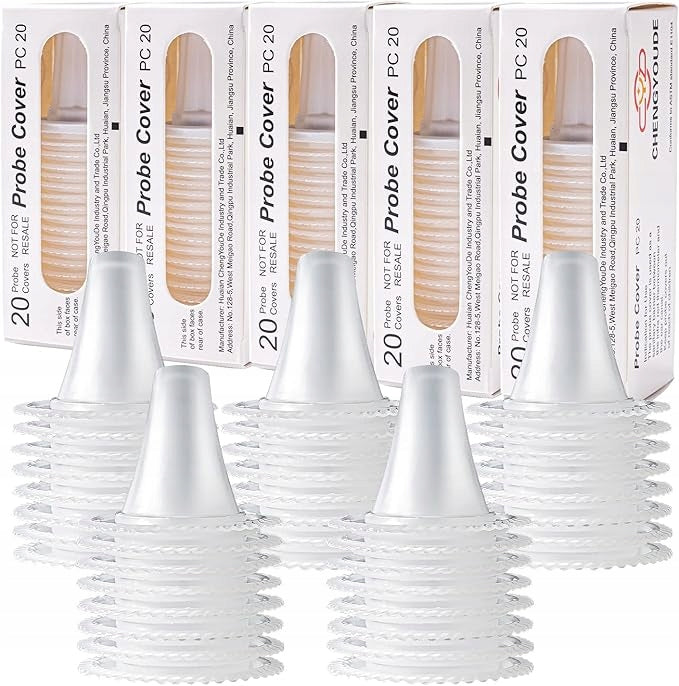 Pack of 200 Protective Pads for Fever Measuring Thermometer