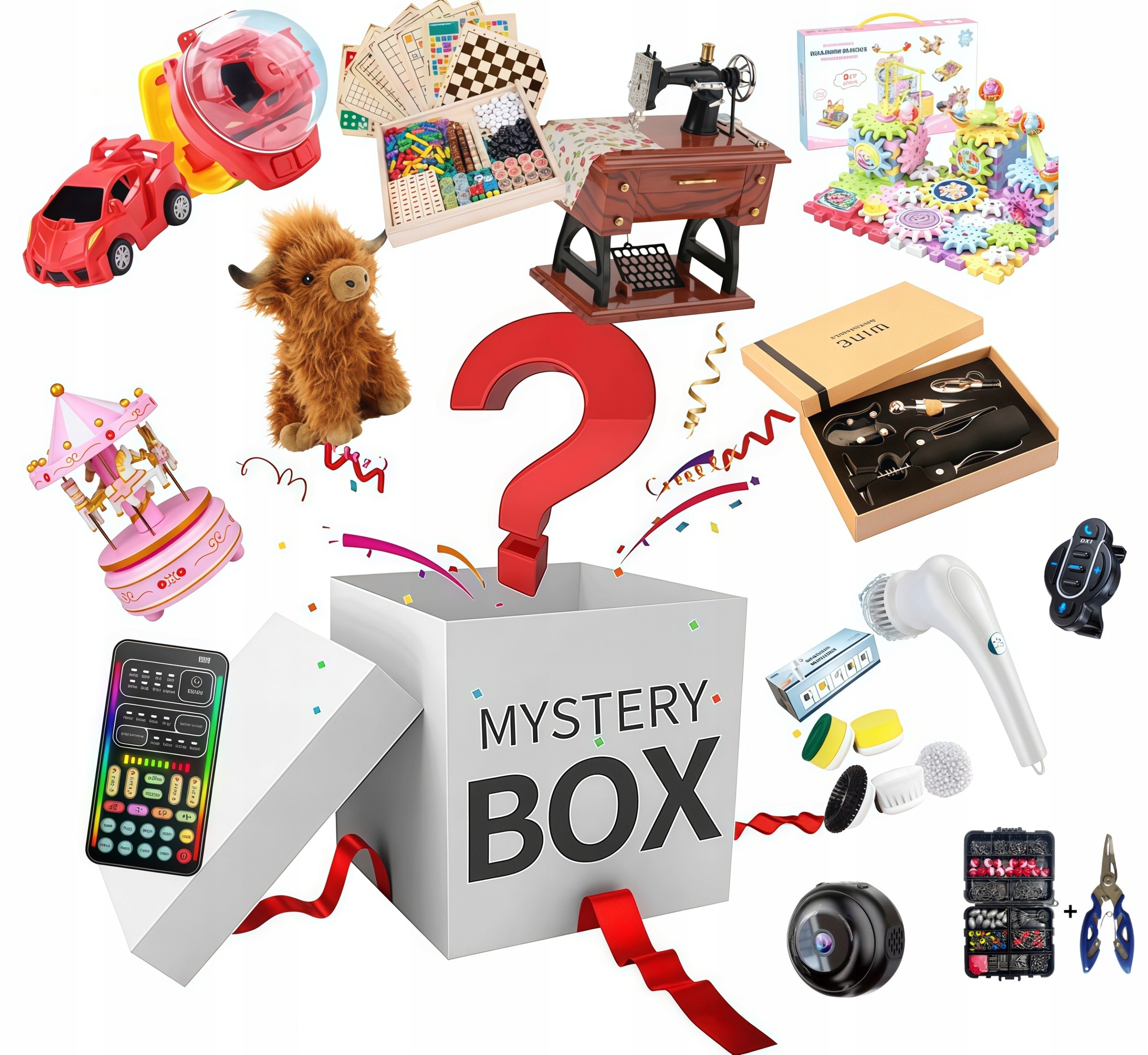 Pack surprise BOX different MIX Electronic bag gift Allocation AI Manufacturer code 0.15456456